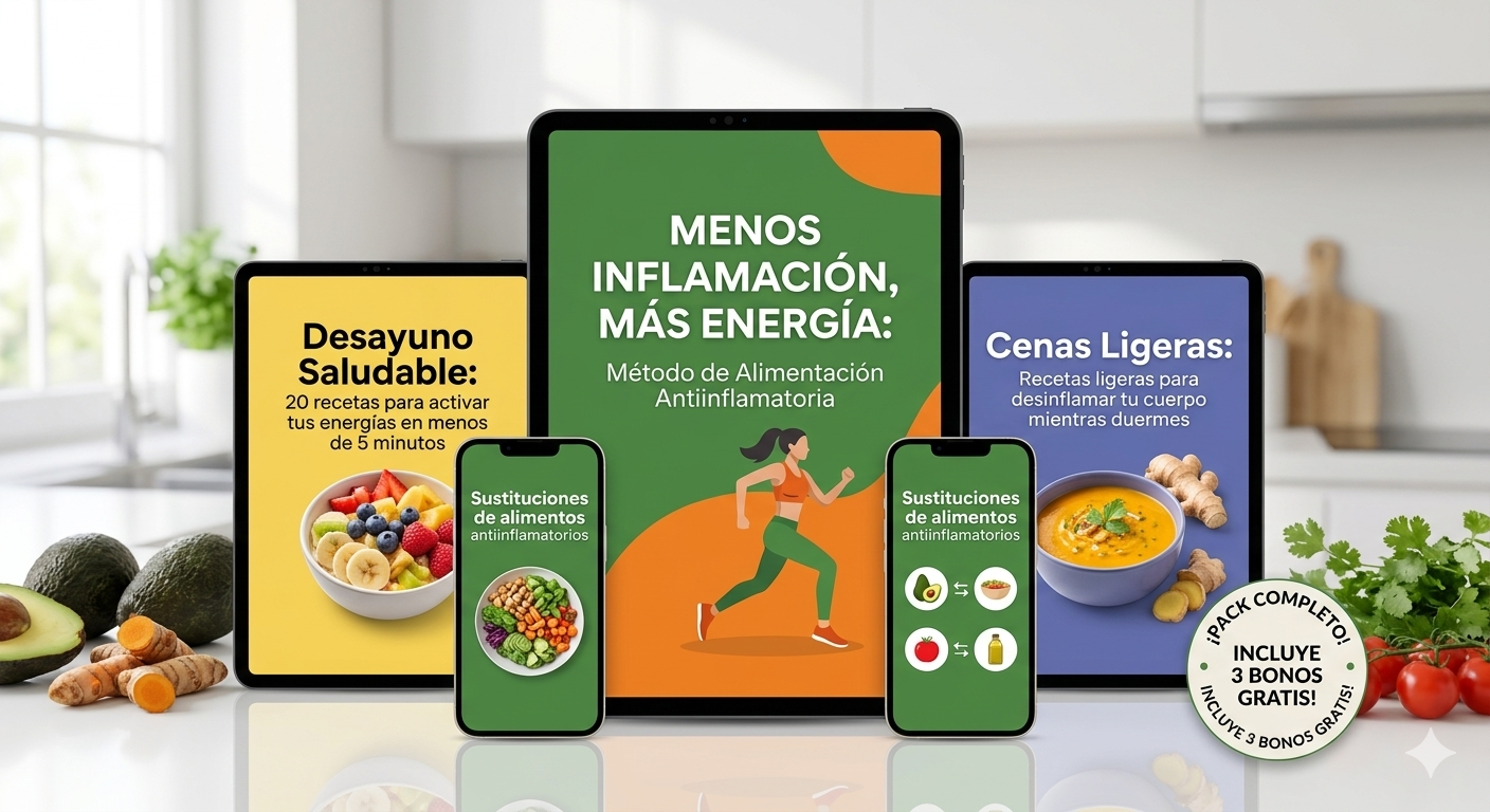 Menos inflamación, más energía