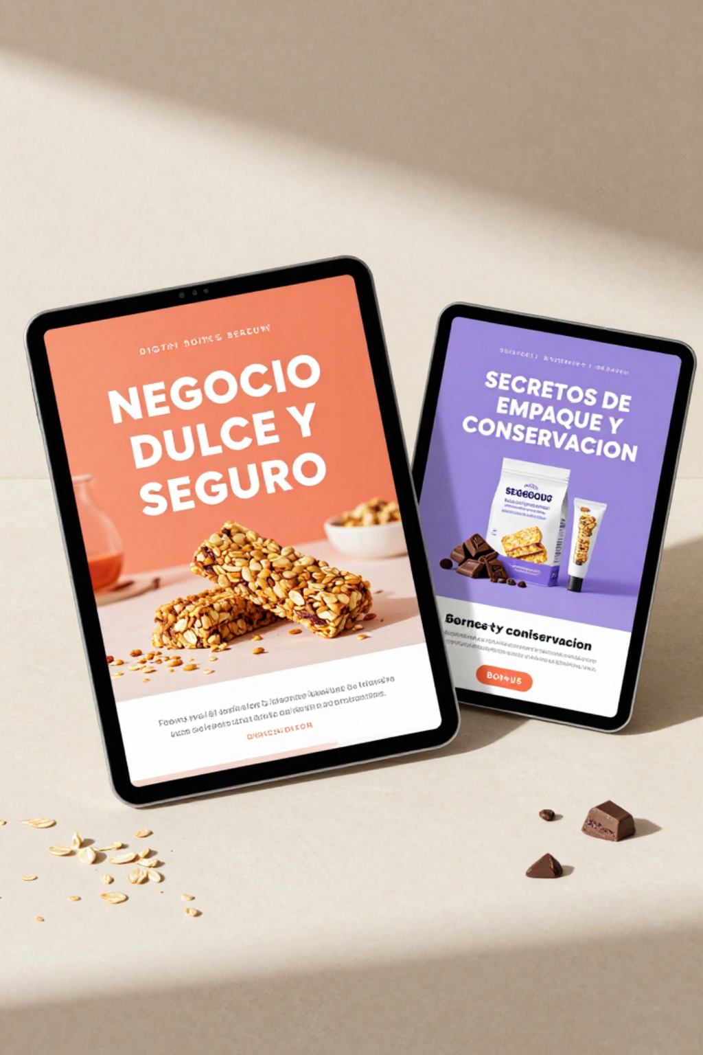 Negocio Dulce y Seguro – Recetas de barras que se venden solas + Bono: Secretos de Empaque y Conservación