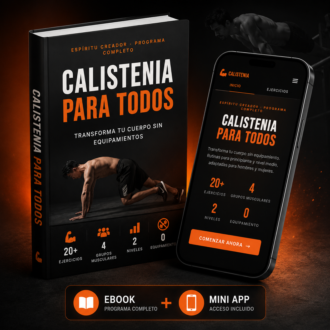 Calistenia: Rutinas para Hombres y Mujeres + App de Seguimiento